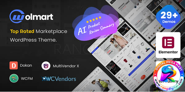 Wolmart WooCommerce Theme Free Download v1.9.10