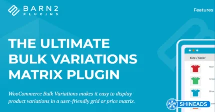 WooCommerce Bulk Variations Plugin – Barn2 Plugins Free Download v2.5.1