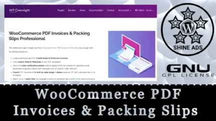 WooCommerce PDF Invoices & Packing Slips Professional Free Download v2.26.1