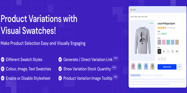 WooCommerce Product Variations Swatches Free Download v1.1.14