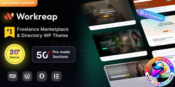Workreap Theme Free Download v3.4.9
