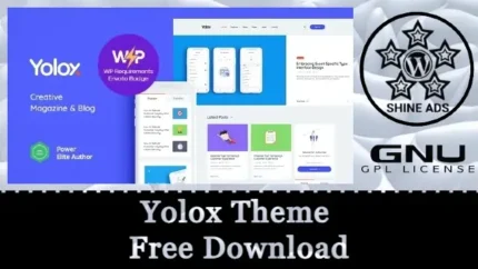Yolox Theme Free Download v1.0.15