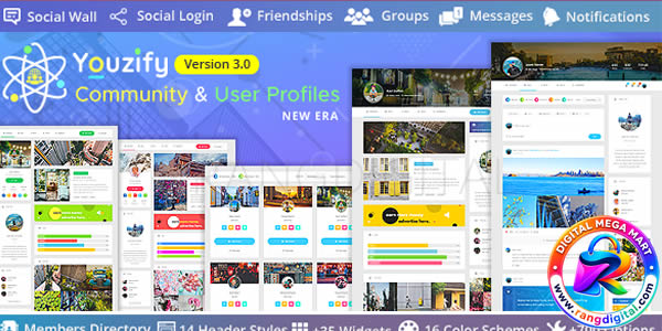 Youzify WP User Profile Plugin Free Download v3.6.1