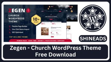 Zegen – Church WordPress Theme Free Download v2.0.4