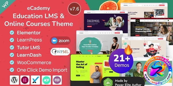 eCademy Theme Free Download v7.4