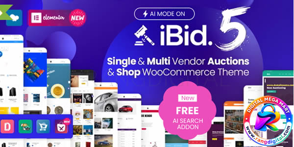 iBid Theme Free Download v4.8