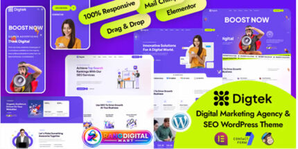 Digtek - Digital Marketing Agency WordPress Theme