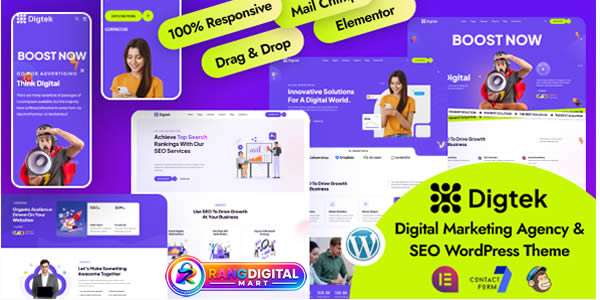 Digtek - Digital Marketing Agency WordPress Theme